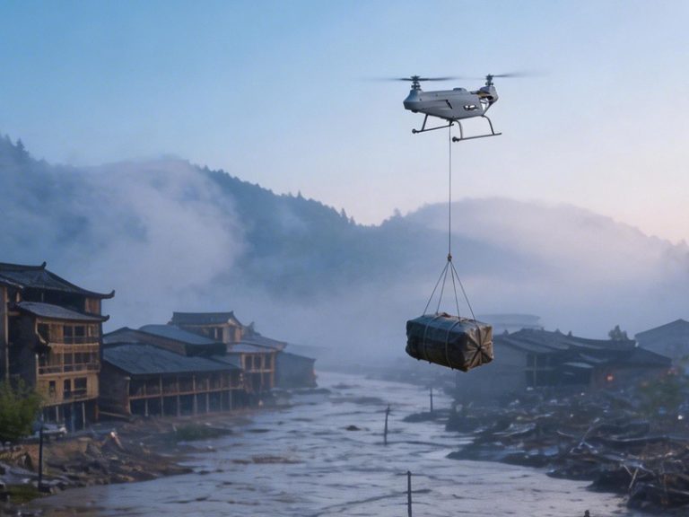 Emergency Supplies to Flood-Stricken Islands