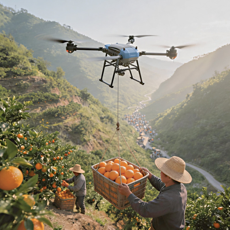 Transporting Fresh Produce from Mountainous Areas