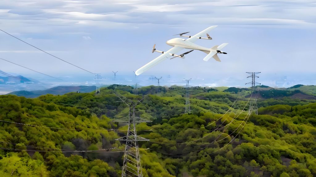 va-d2 electric drone for forest fire prevention