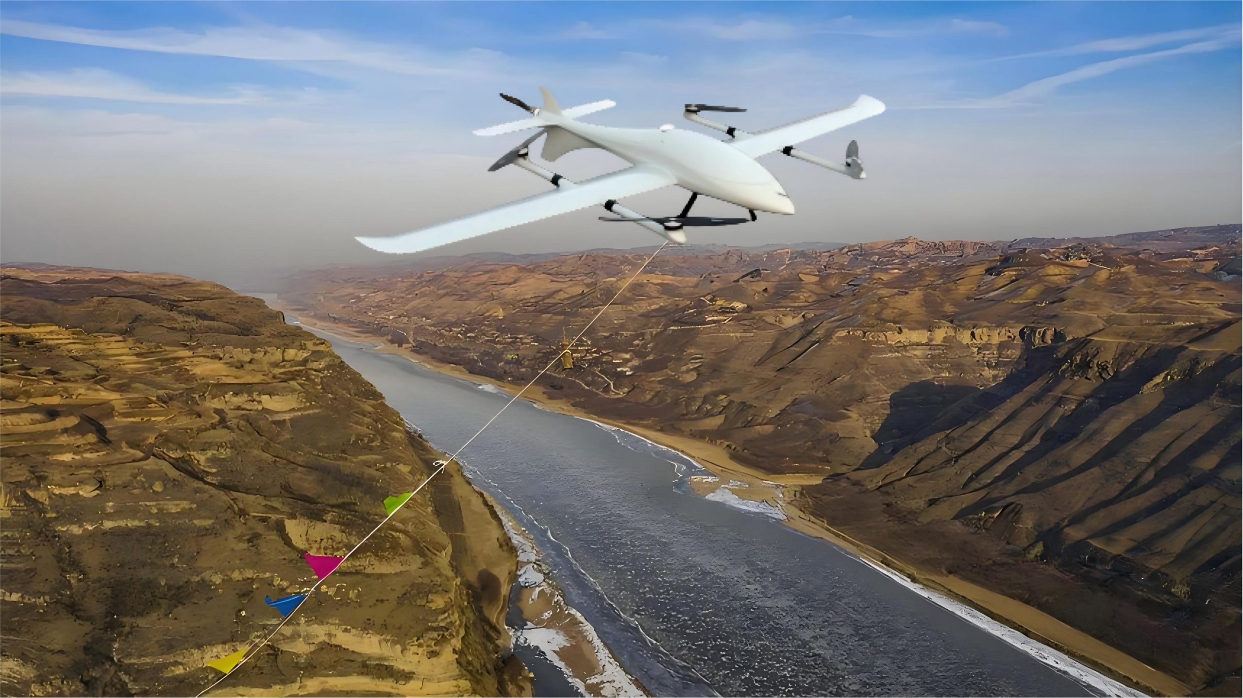 va-d2 electric drone for geological inspection