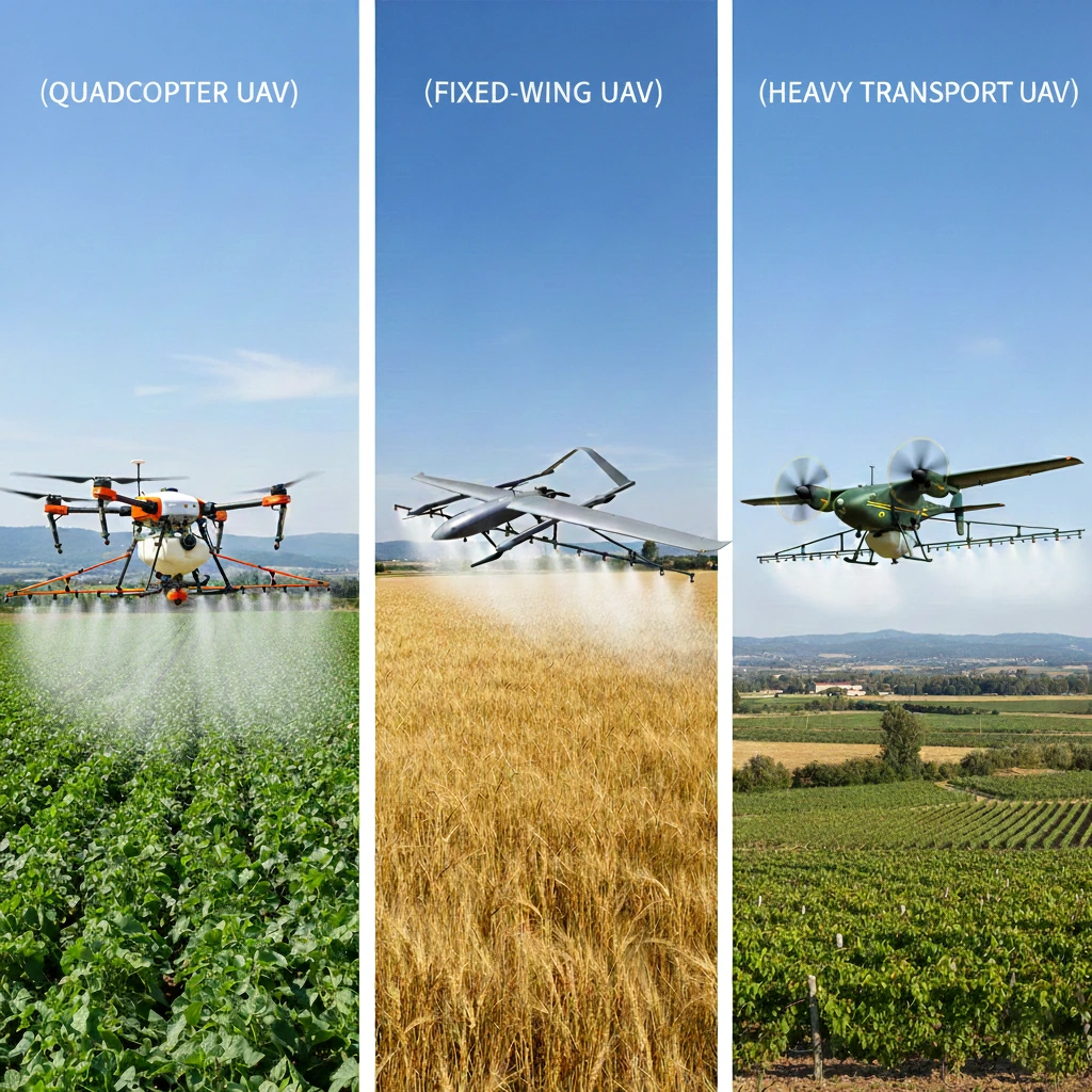 Comparison chart of different drones