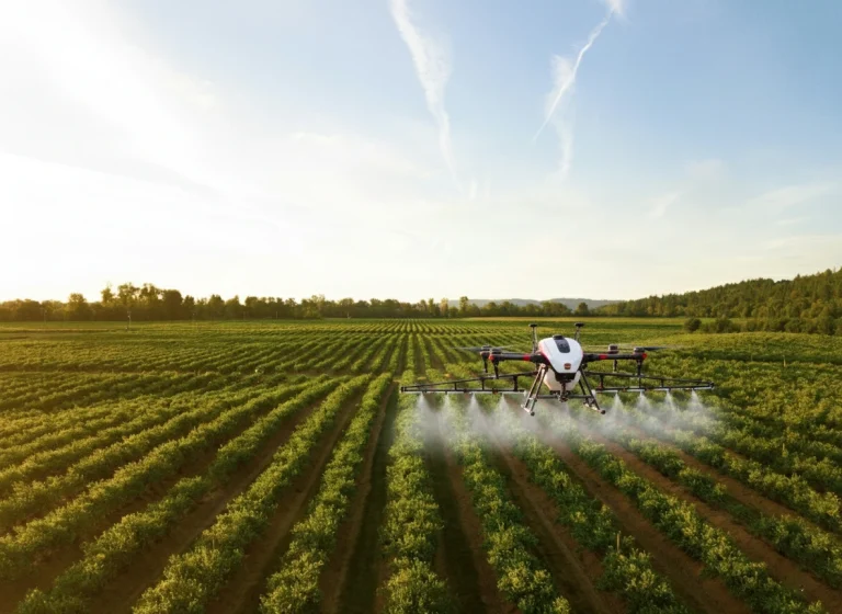 agricultural drone spraying