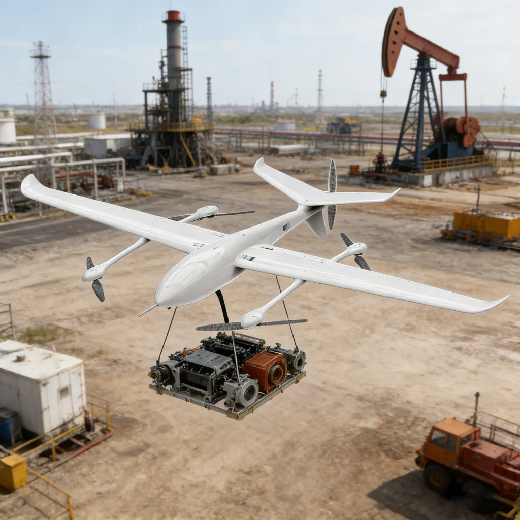 Transport drones for industrial use