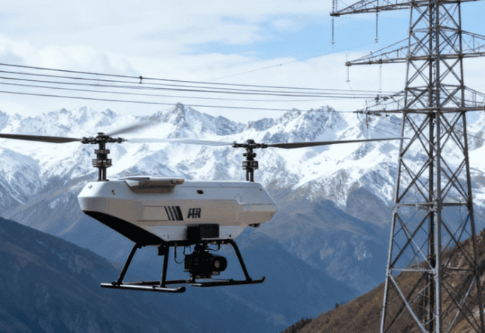 how to inspect power line with drones