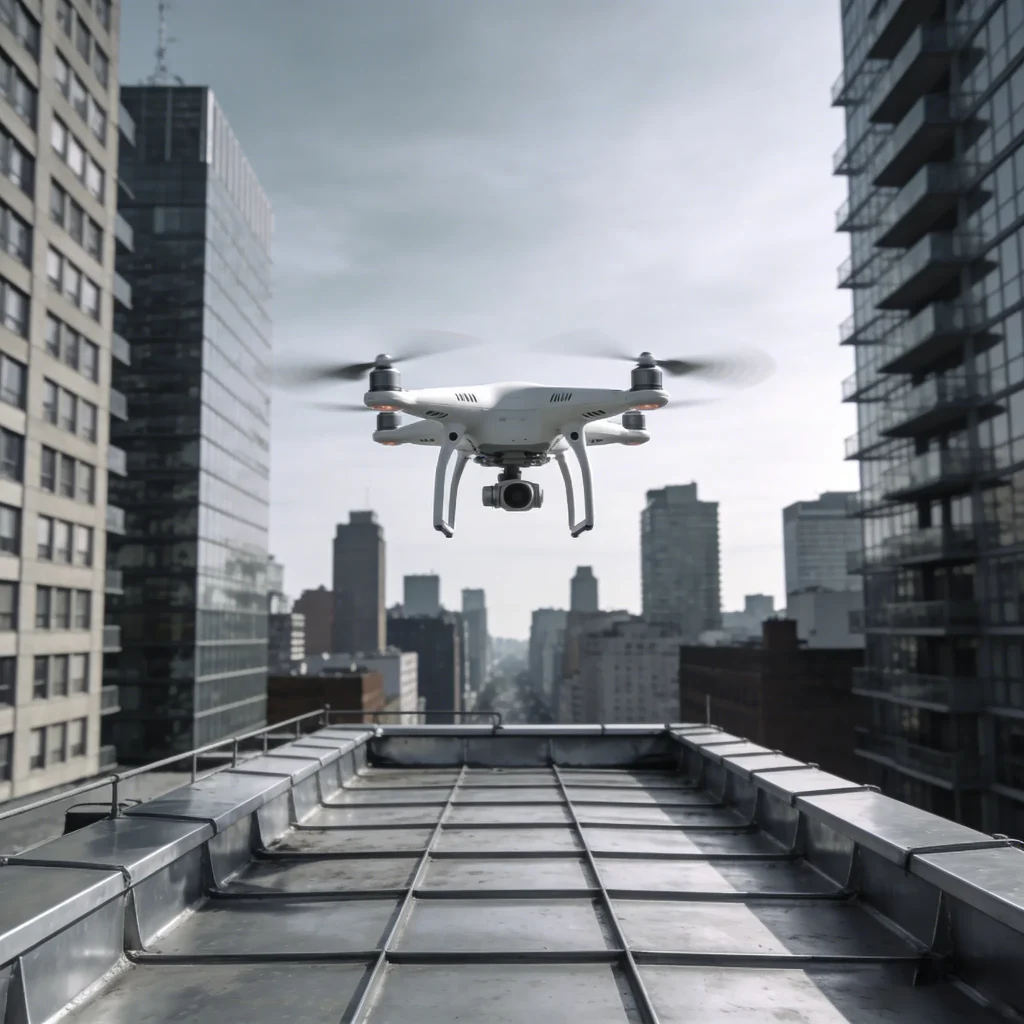 Drone roof inspection minimizing human risk at height_11zon