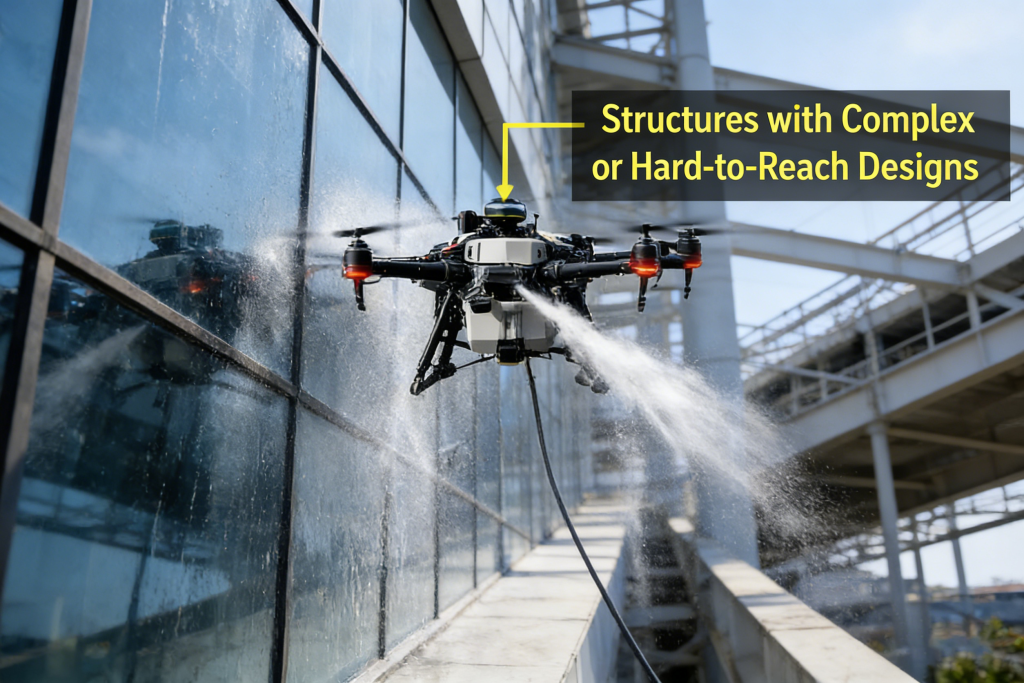 Structures with Complex or Hard-to-Reach Designs