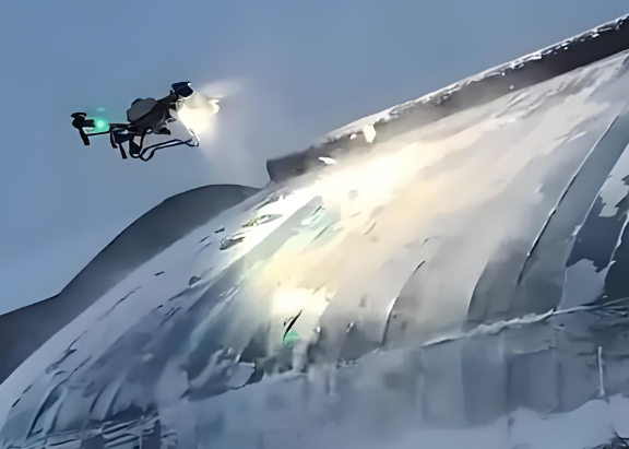 considerations for drones flying in snow