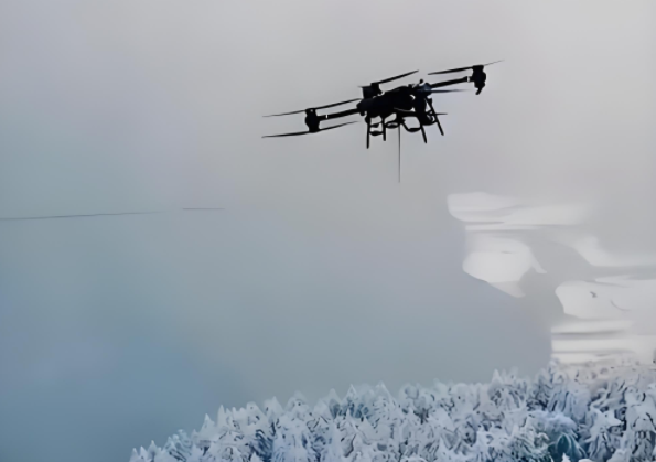 fly consumer drones in snow