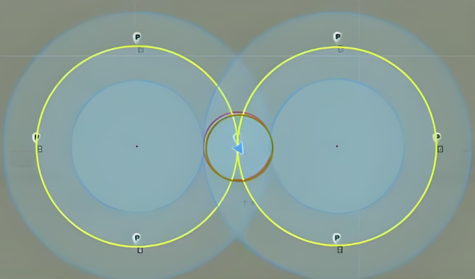 land surveying drone set up ground control points