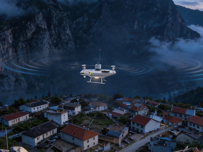 safe & reliable feature of emergency and rescue drone solution