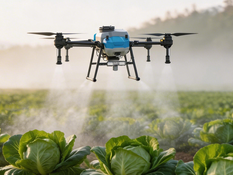 Quadcopter drones for Crop Spraying