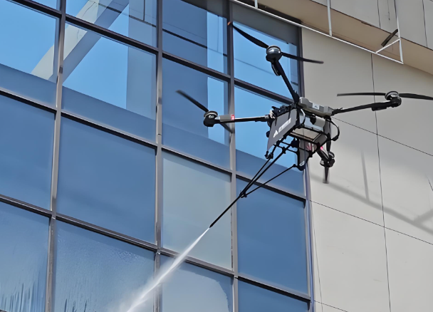 why use drone to clean windows