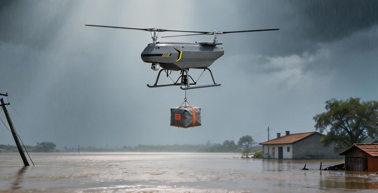 with a wide range of application feature of logistic drone