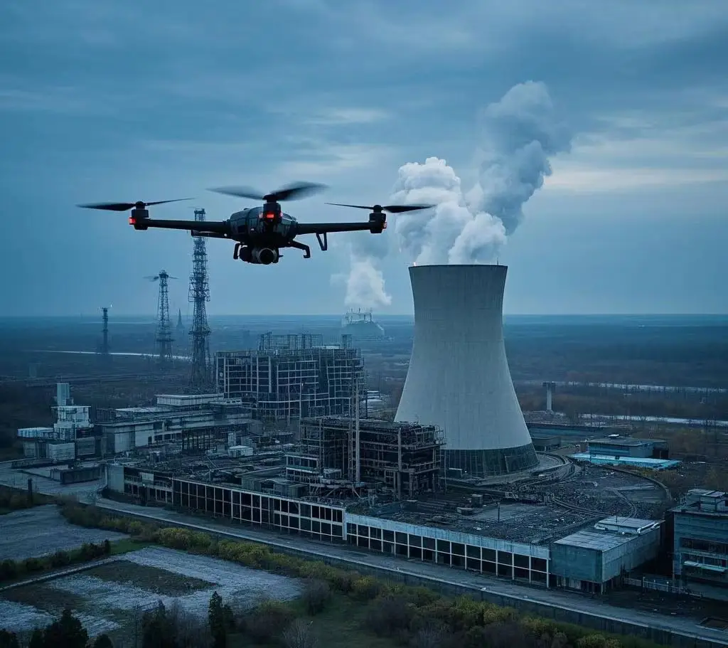 Industrial drones in high-risk environments