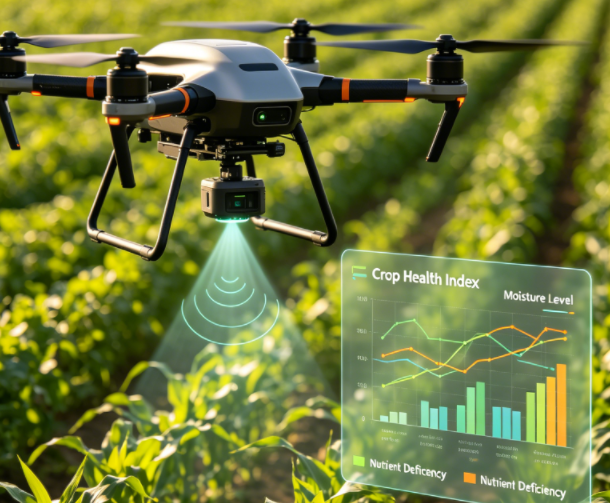 crop health monitoring drones