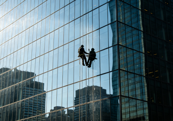 exterior window cleaning challenges