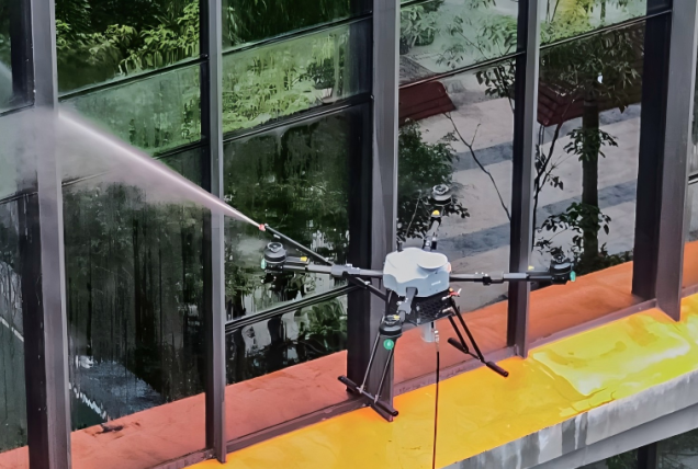 multi rotor drone for cleaning
