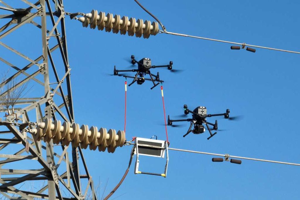 power line inspection drone