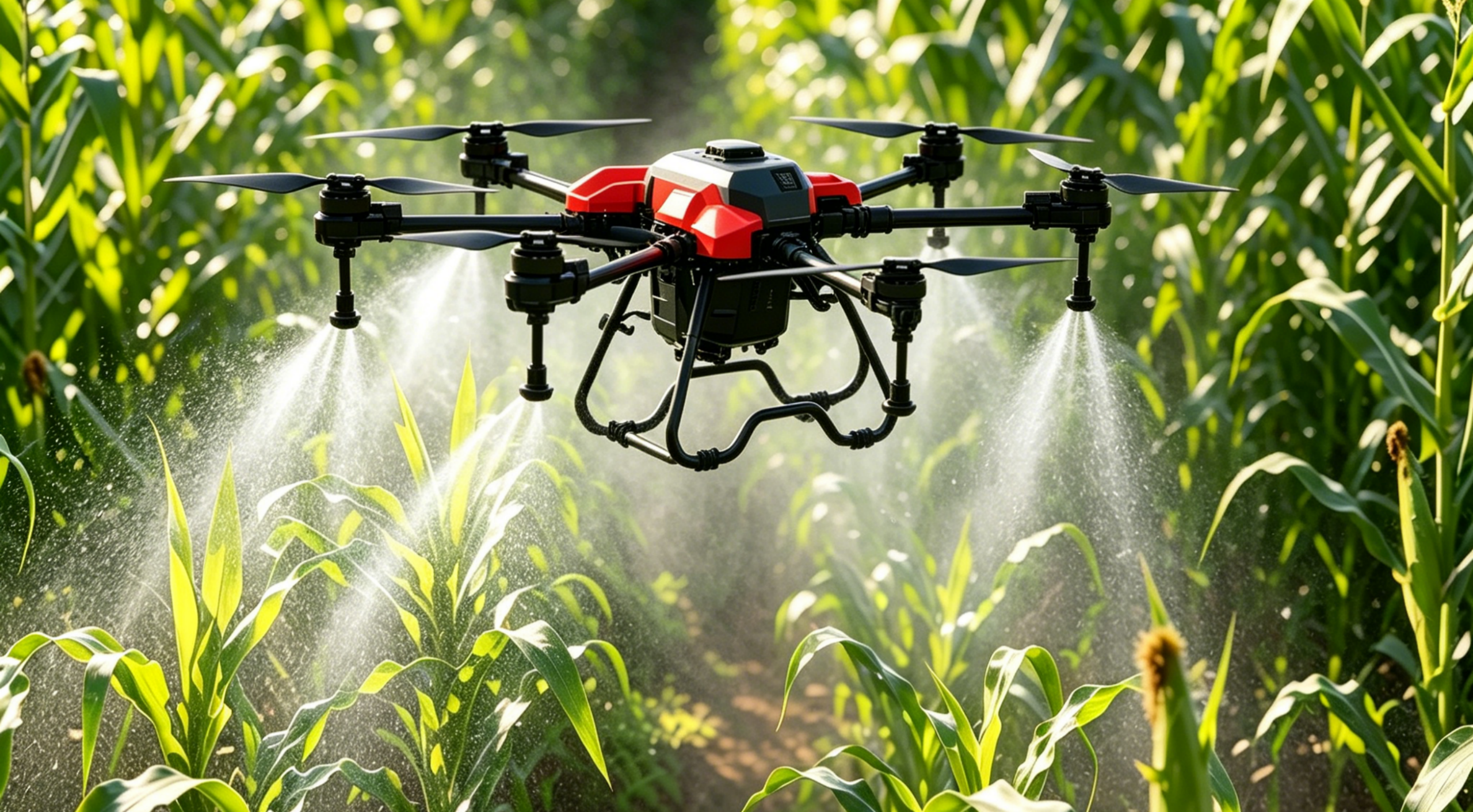 cornfield spraying