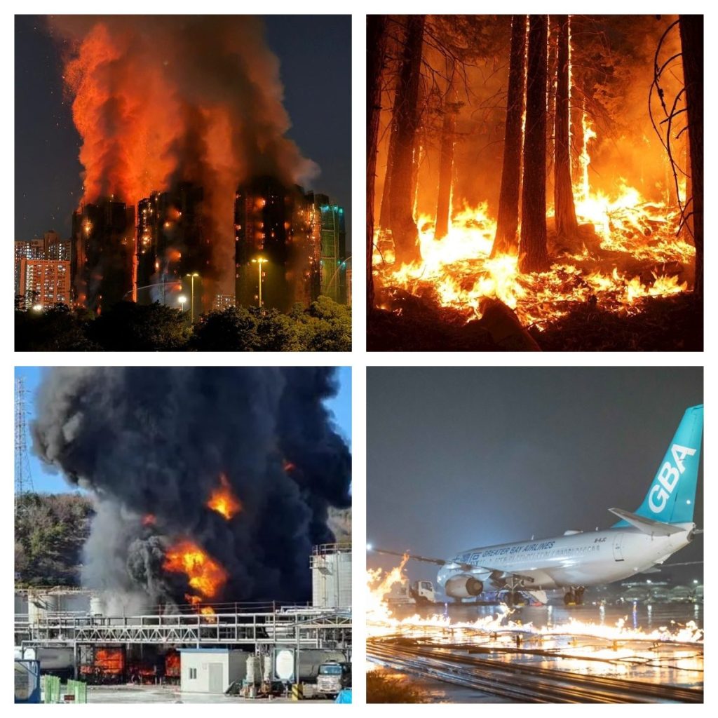 different firefighting drone applications