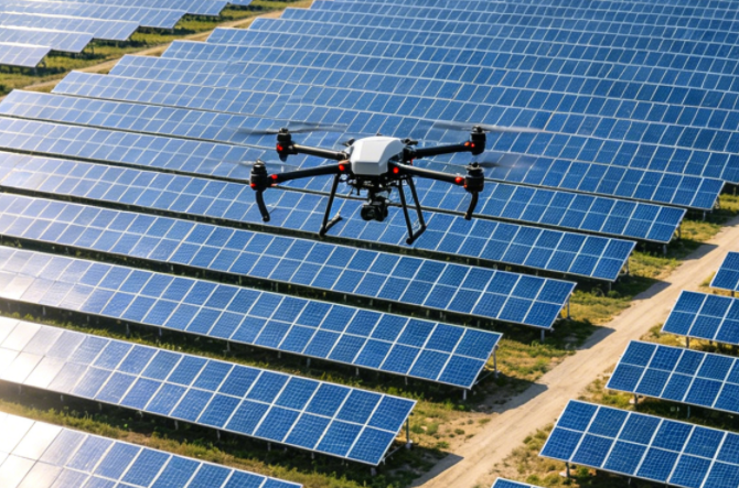 drone for solar farm inspection