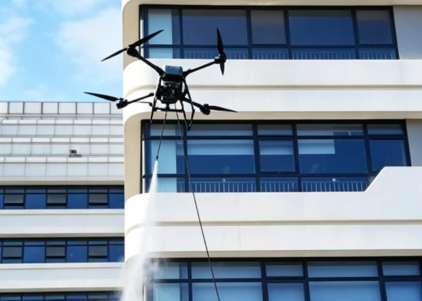 gutter cleaning drone application