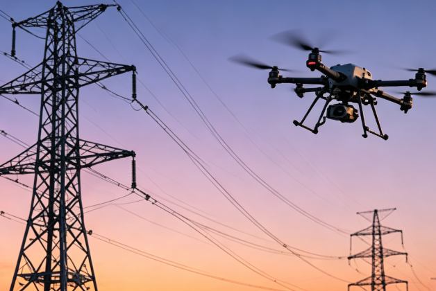 drone for power line inspection application