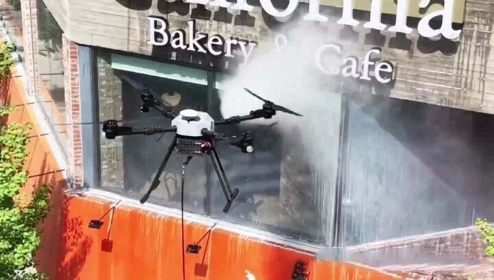 Aroma Bakery & Cafe Glass Cleaning