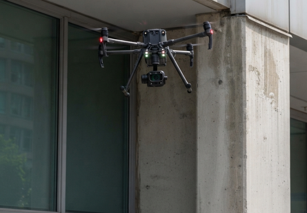 drone for building maintenance inspection