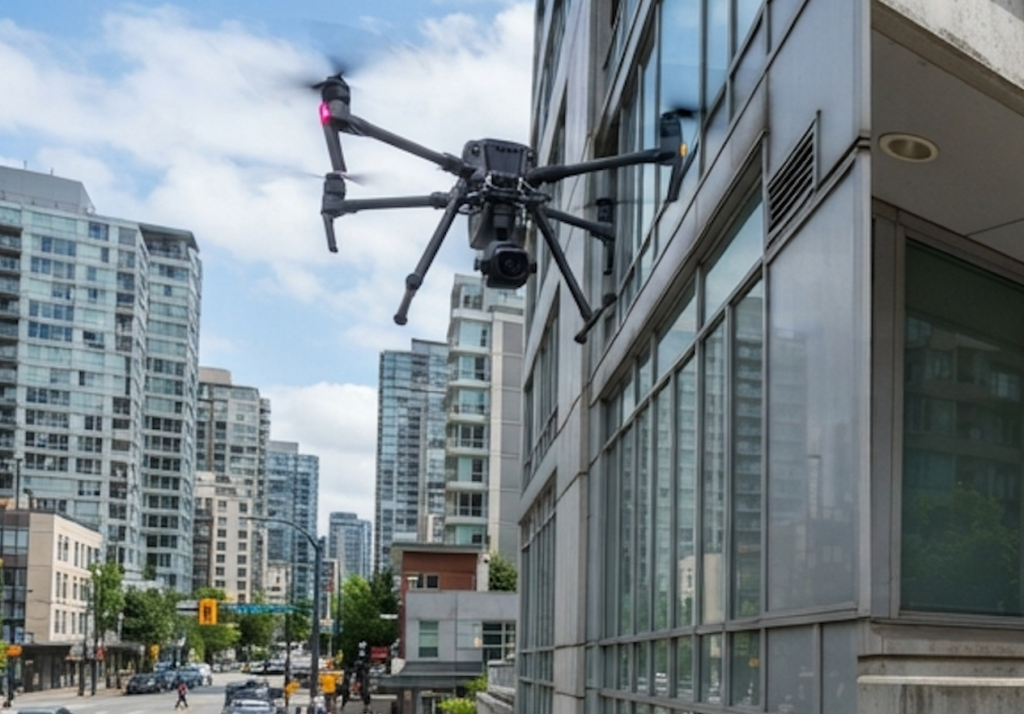 drone inspection for building maintenance
