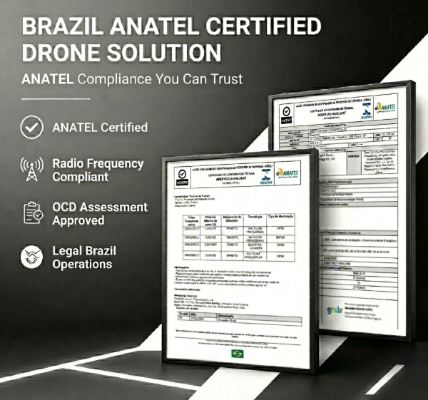 ANATEL Certification for vastarrive d15r drone