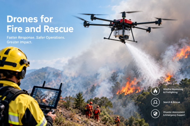 drones for fire and rescue