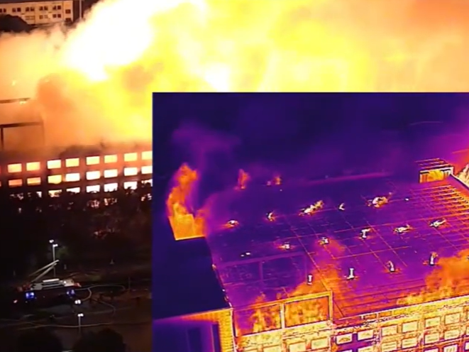 fire and rescue drone application